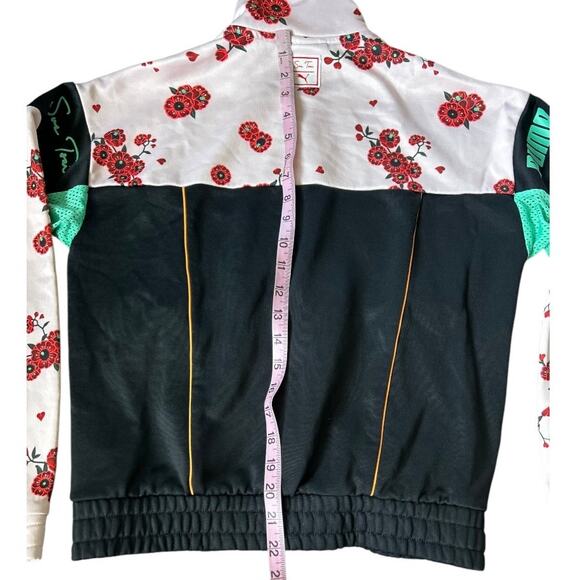 NWOT PUMA X Sue Tsai Xtg Floral Track Jacket In Olivine size XS fits XS or Small - Picture 9 of 12